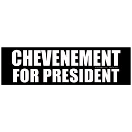 Sticker jean pierre chevenement for president autocollant elections presidentielles