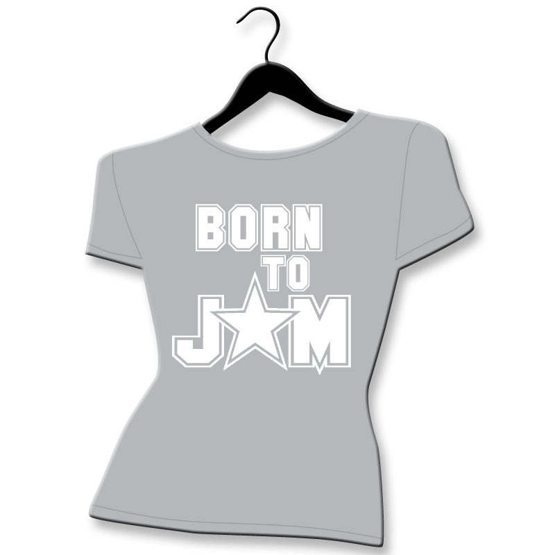 tee shirt femme grande taille roller derby born to jam nothing toulouse jammer