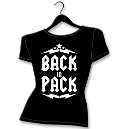 tee shirt femme grande taille roller derby back in pack  nothing toulouse jammer blocker acdc