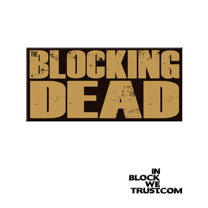 sticker autocollant the blocking dead roller derby jammer blocker walking dead zombies