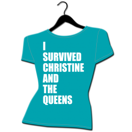 tee shirt femme grande taille i survived christine and the queens