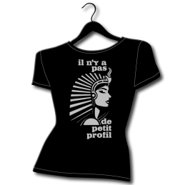 tee shirt cleopatre femme grandes tailles humour slogan message profil