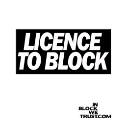 Sticker Autocollant licence to block roller derby track pack quad james bond licence to kill