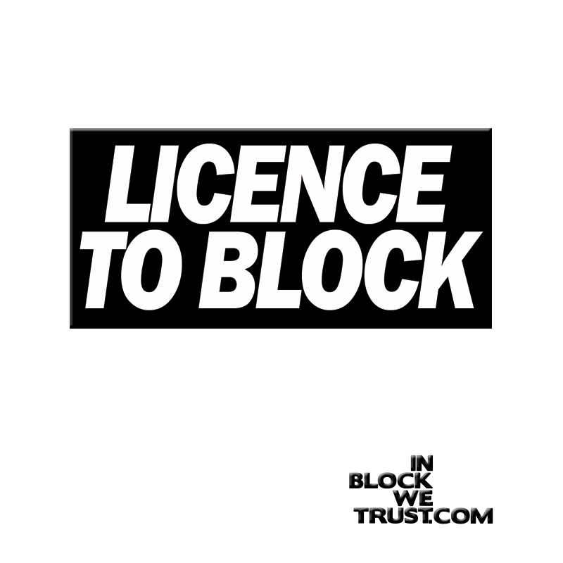 Sticker Autocollant licence to block roller derby track pack quad james bond licence to kill