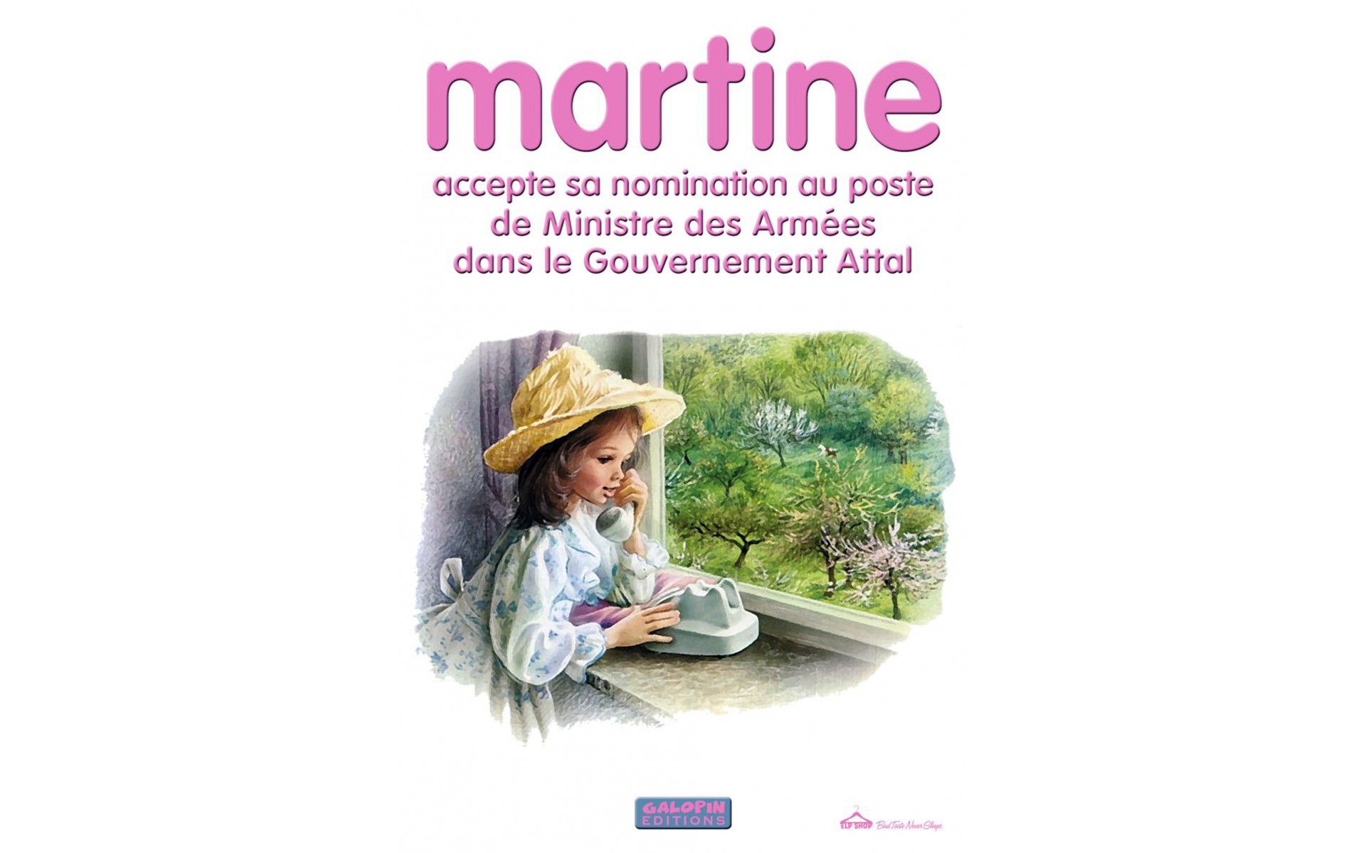 Martine accepte sa nomination au poste de ministre des armées dans le gouvernement Attal